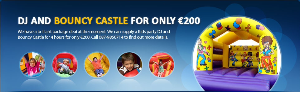 Kids Party DJ, Bouncing Castle Hire West Cork, Karaoke Hire
